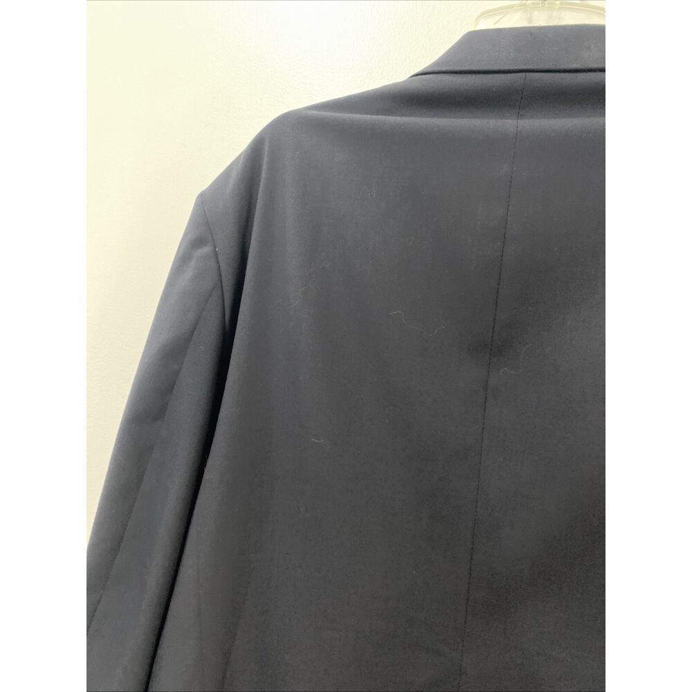 Oscar De La Renta Mens 44R Black 100% Wool 2-Buttons Blazer Sport Coat - Picture 16 of 16
